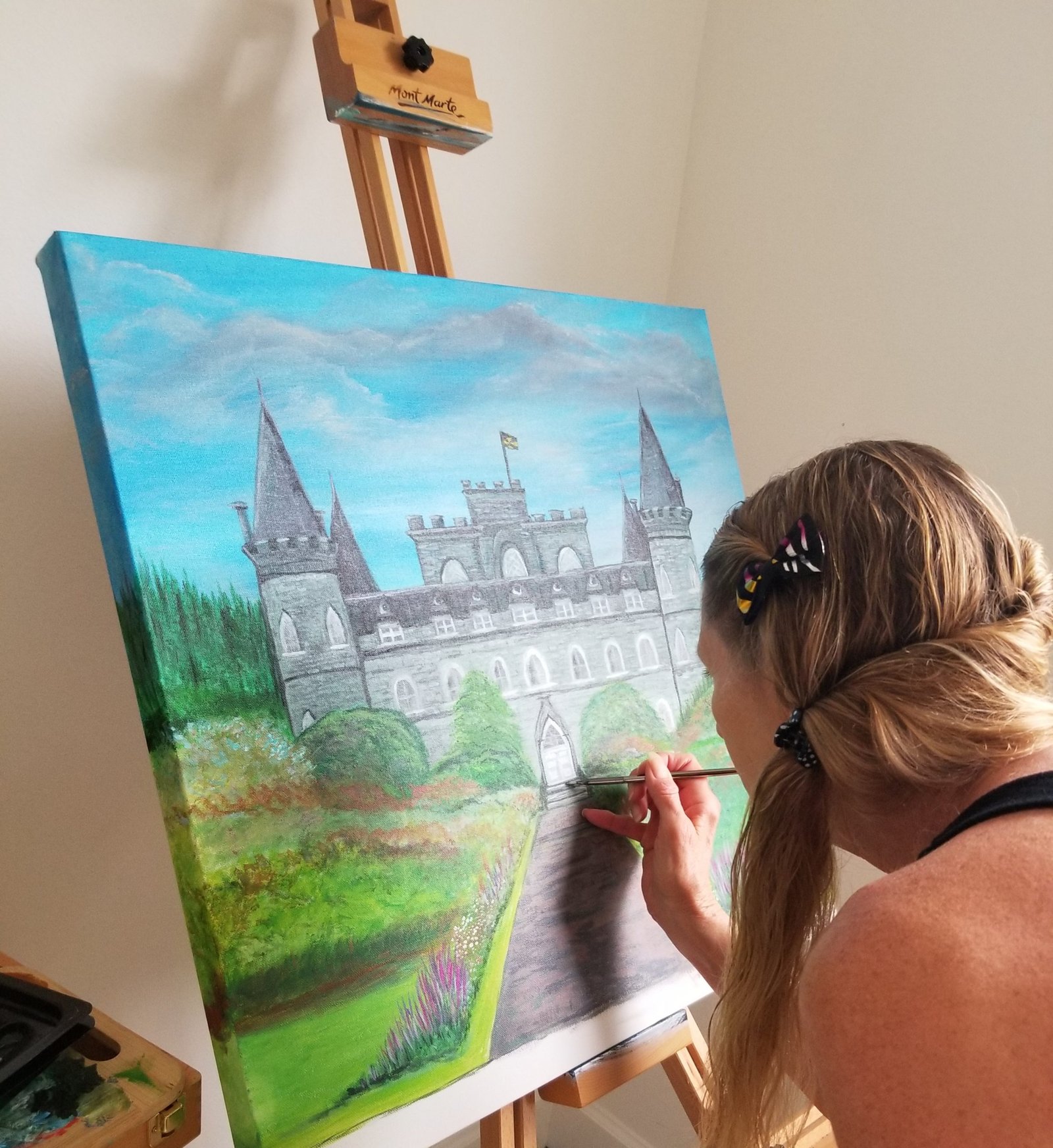 Tracey Morris Art Painting Castle
